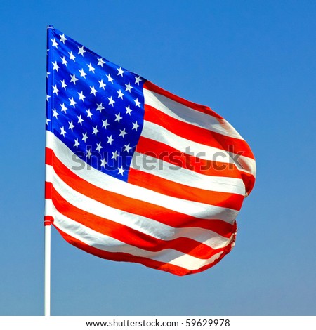 The United States of America national flag