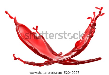 Red Splash Background