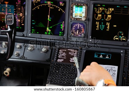 Airplane Instruments primary flight display Airplane Instruments primary flight display