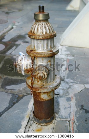 Fire hydrant in the city.
