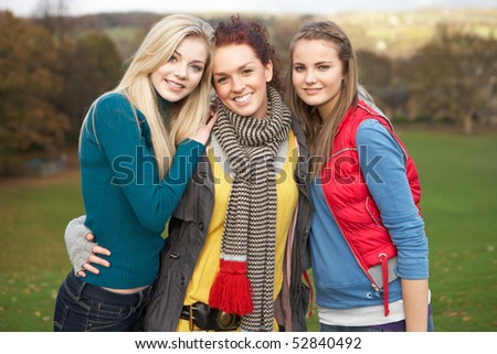 Three Teenage Friends