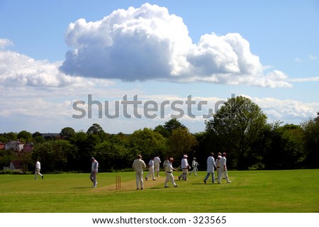 Cloud over cricket match