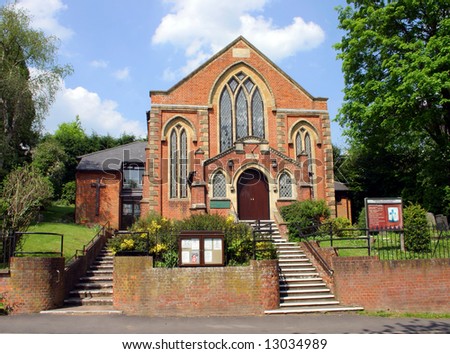 Frontage of the Deanway United Primitive Methodist church at Chalfont St. Giles Buckinghamshire England
