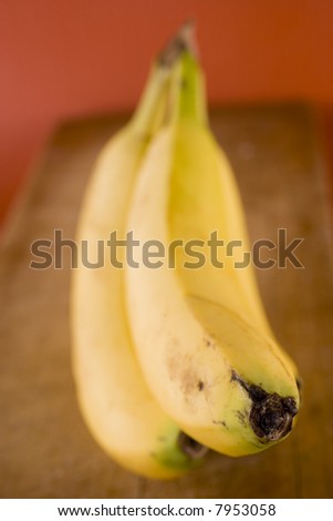 good diet is good life. Bananas detail.