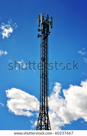 pole for digital broadcasting mobile radio tv