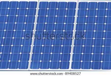 Solar panel. Green energy from sun