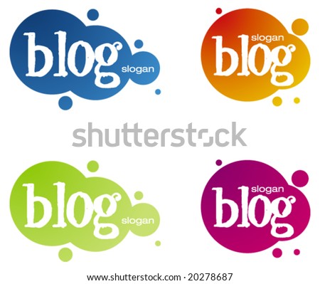 Set of corporate vector logo templates Just place your own brand name Set of corporate vector logo templates Just place your own brand name
