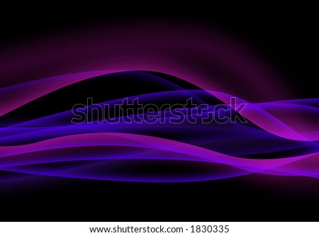 Purple Energy Waves