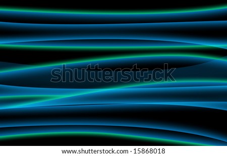 Abstract blue energy waves