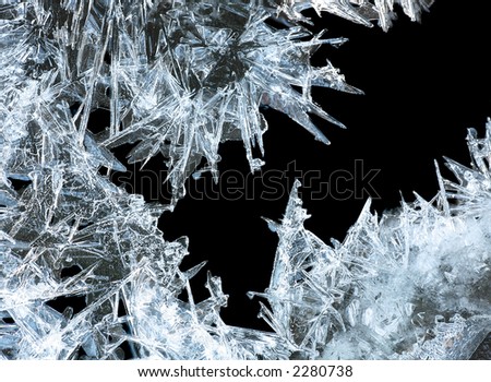 crystals forming