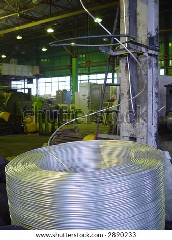 Factory on manufacture of electric wires