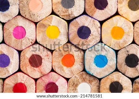 color pencils texture
