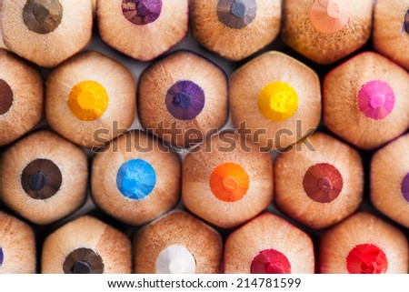 color pencils pattern