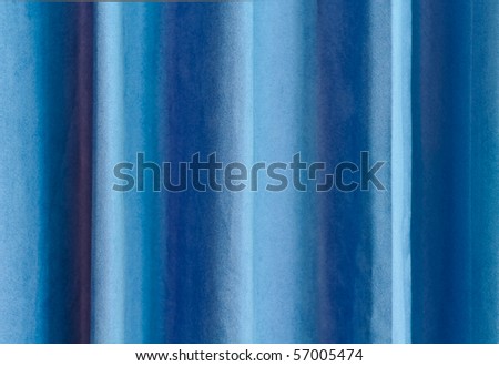 Blue curtain pattern