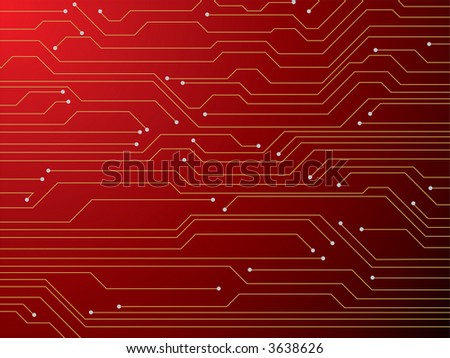 Digital Red Background