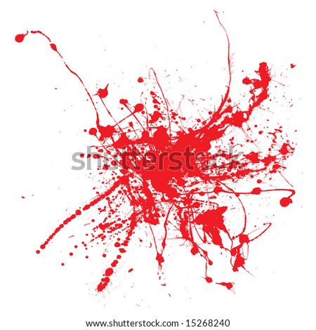 blood splatter. stock vector : Blood splatter