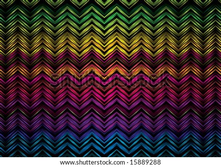 Colorful Zig Zags