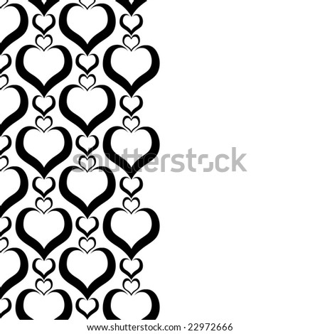 black love heart pictures. Illustrated love heart