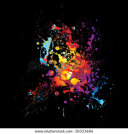 bright color abstract