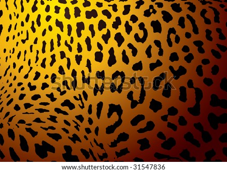 leopard skin wallpaper. stock vector : Leopard skin