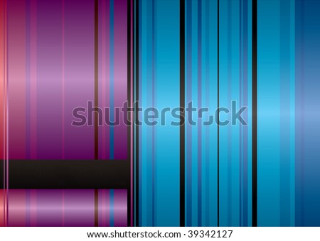abstract red and blue ribbon background with room to add your text