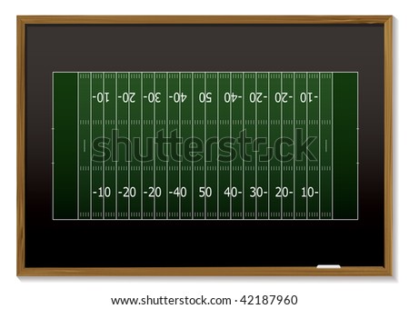 football pitch markings. photo : American football