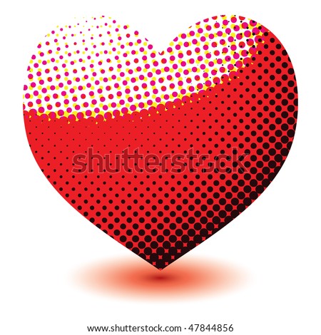 Love Heart Abstract. stock photo : Abstract love