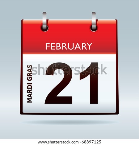 calendar date icon. Gras Calendar 2012 icon
