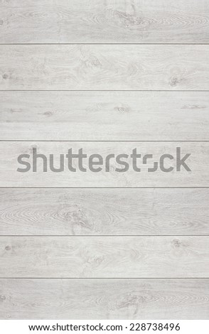 Wood plank texture, close up / white wood background