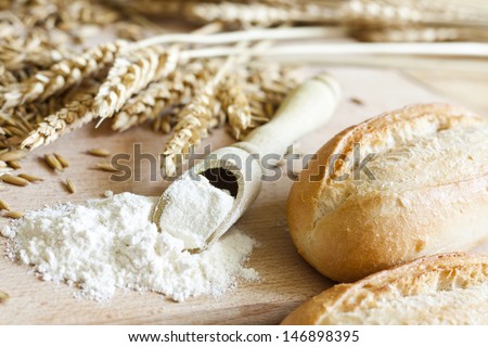 Natural grain for flour