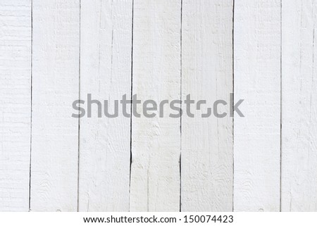 Old retro white painted wooden planks background