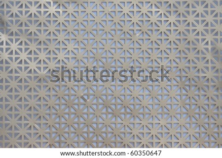 aluminium metallic mesh pattern