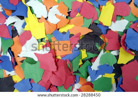 Colorful Construction Paper Background