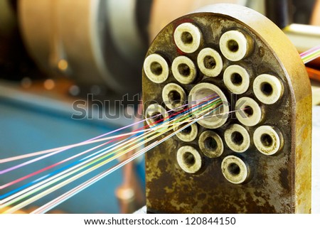 Manufacture of optical fiber cables in the old cable machine