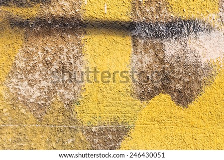 Concrete, weathered, worn, painted white. Landscape style. Grungy Concrete Surface. Great background or texture.