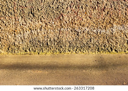 Aged street wall background, texture. Grungy concrete surface. Great background or texture for your project.