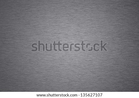 Brushed aluminum background with space for text