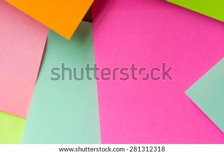 abstract geometric background paper colored stickers