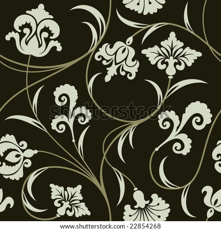 Modern Wallpaper on Modern Wallpaper Or Textile Stock Vector 22854268   Shutterstock