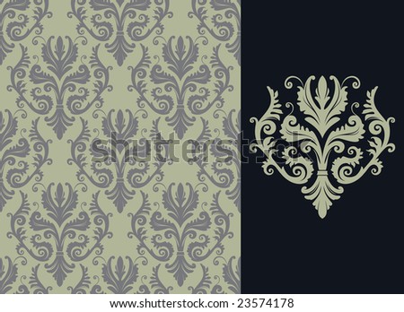 Modern Wallpaper on Modern Wallpaper Or Textile Stock Vector 23574178   Shutterstock