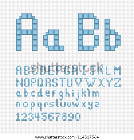 Pixel Art Alphabet