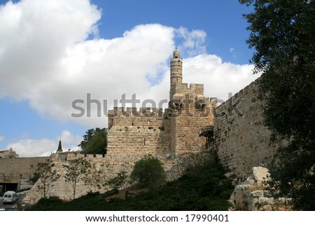 David tower in Old city jerusalem