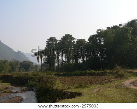 A Peaceful Scene of Upland Vietnam