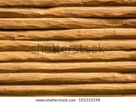 Log Cabin Wall for arts background or copy space.