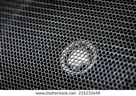 Audio speaker grill texture
