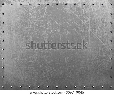 Scratched steel background