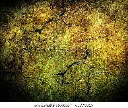 Grunge brown background with cracks