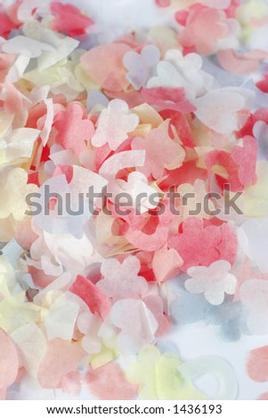 Wedding Confetti Stock Photo 1436193 : Shutterstock