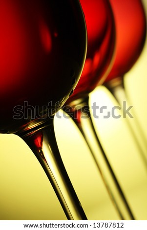 red wine glass. beautiful red wine glasses