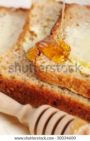home made fresh sweet honey bread